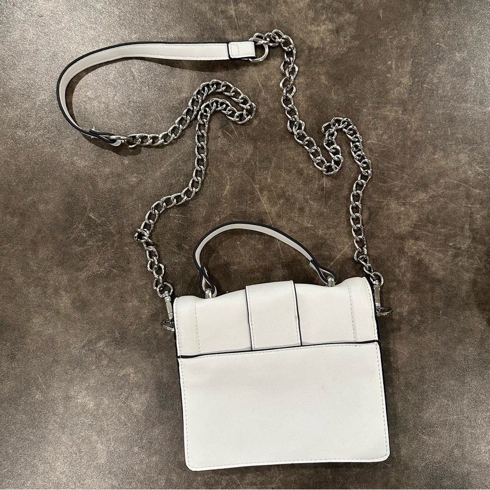 Steve Madden Banita Mini Crossbody Bag White Purse - Picture 5 of 7